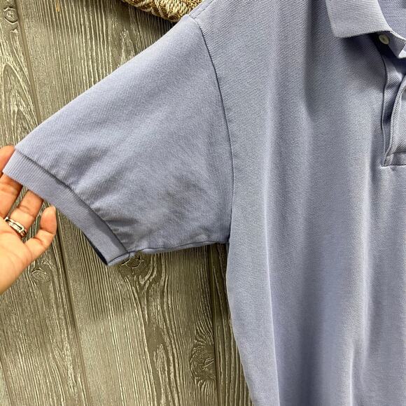 Lacoste Classic Fit Collared Short Sleeve Button Placket Polo Shirt Lavender Med - Picture 4 of 9